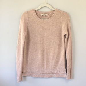 Ann Taylor Loft blush sweater